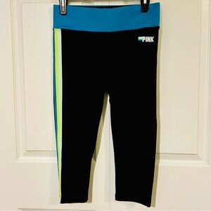 Victoria’s Secret PINK Yoga S | P black crop leggings